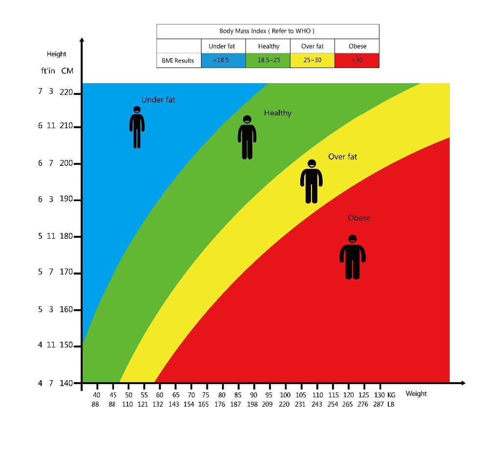 Body Mass Index (BMI), Healthy Weight, Nutrition, and Physical Activity