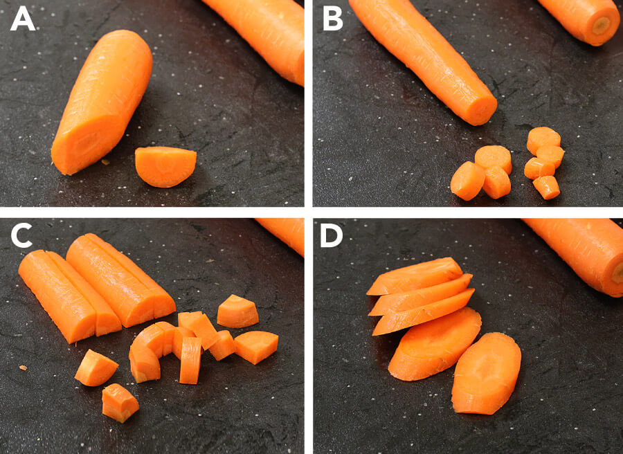 Vegetable Cutting Carrots 