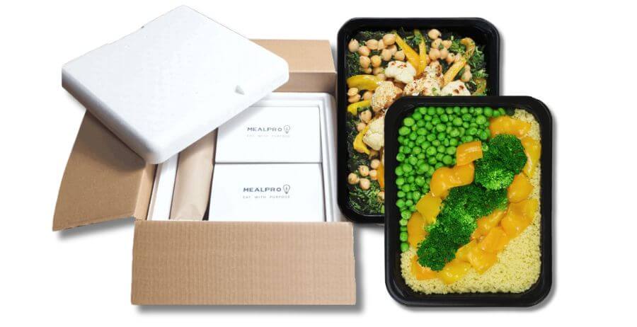 Your vegan meals are delivered portioned and cooked to your door