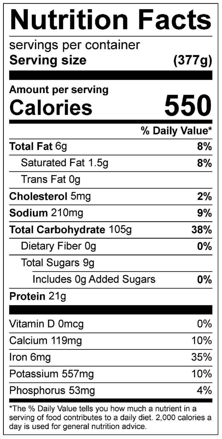 low sodium pasta al sugo nutrition