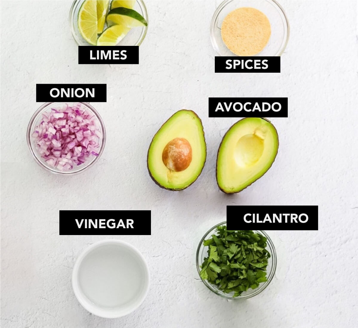 Guacamole Recipe Ingredients